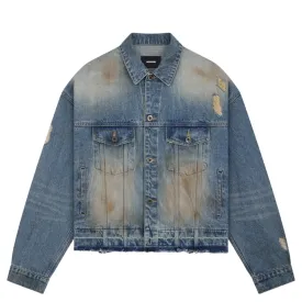 Blue Washed Denim Jacket