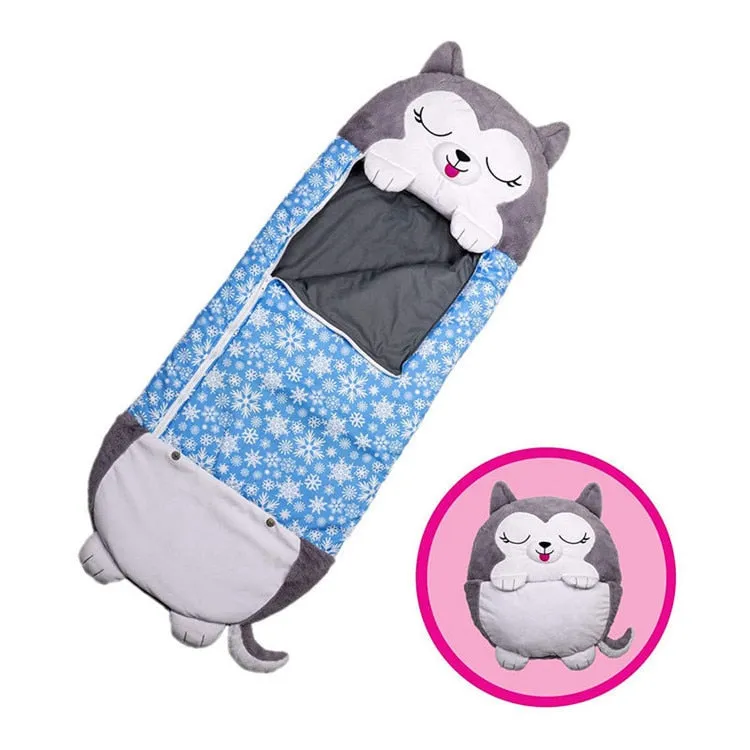 Children Cartoon Blanket Birthday Gifts Thick 1PC Bedspread On The Bed Baby Sleeping Bag Warm Soft Lazy Play Pillow One-Piece