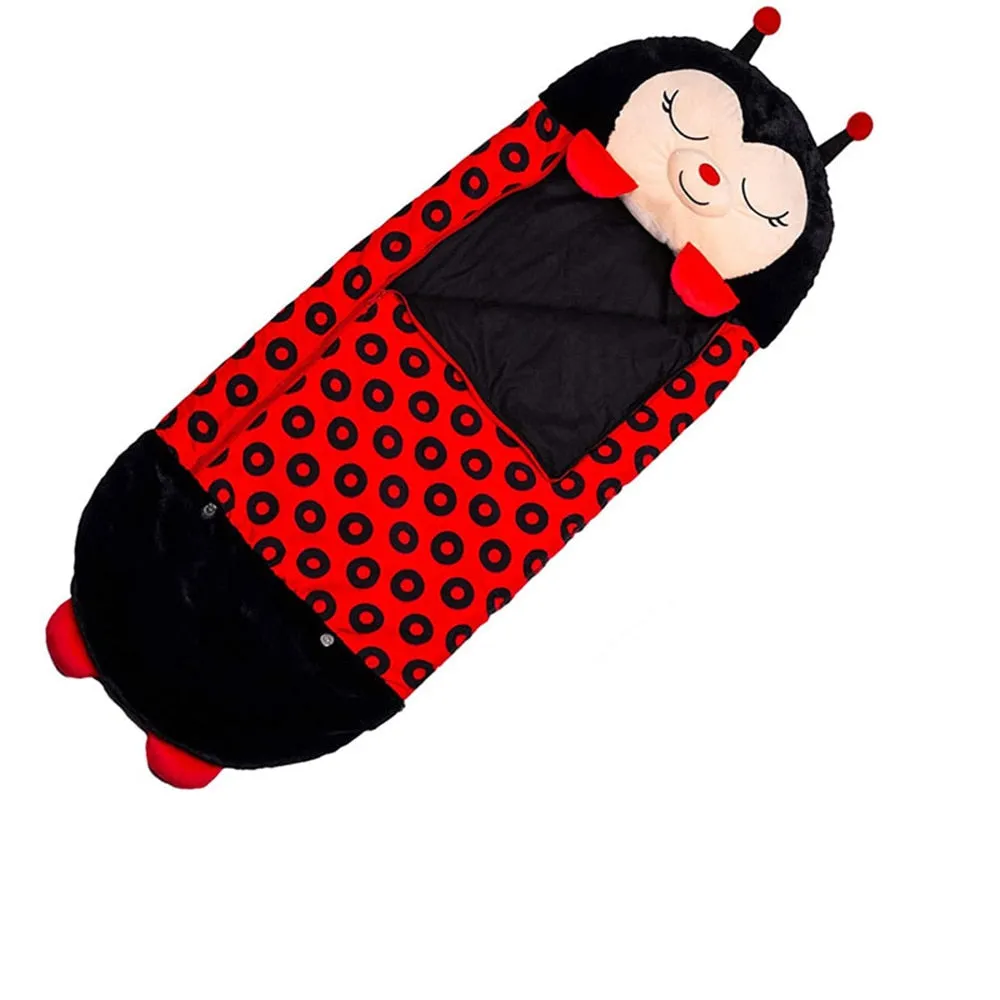 Children Cartoon Blanket Birthday Gifts Thick 1PC Bedspread On The Bed Baby Sleeping Bag Warm Soft Lazy Play Pillow One-Piece