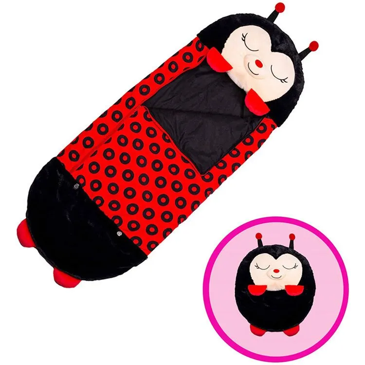 Children Cartoon Blanket Birthday Gifts Thick 1PC Bedspread On The Bed Baby Sleeping Bag Warm Soft Lazy Play Pillow One-Piece