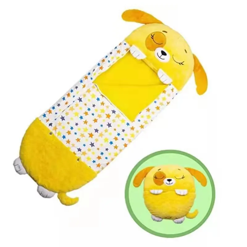 Children Cartoon Blanket Birthday Gifts Thick 1PC Bedspread On The Bed Baby Sleeping Bag Warm Soft Lazy Play Pillow One-Piece