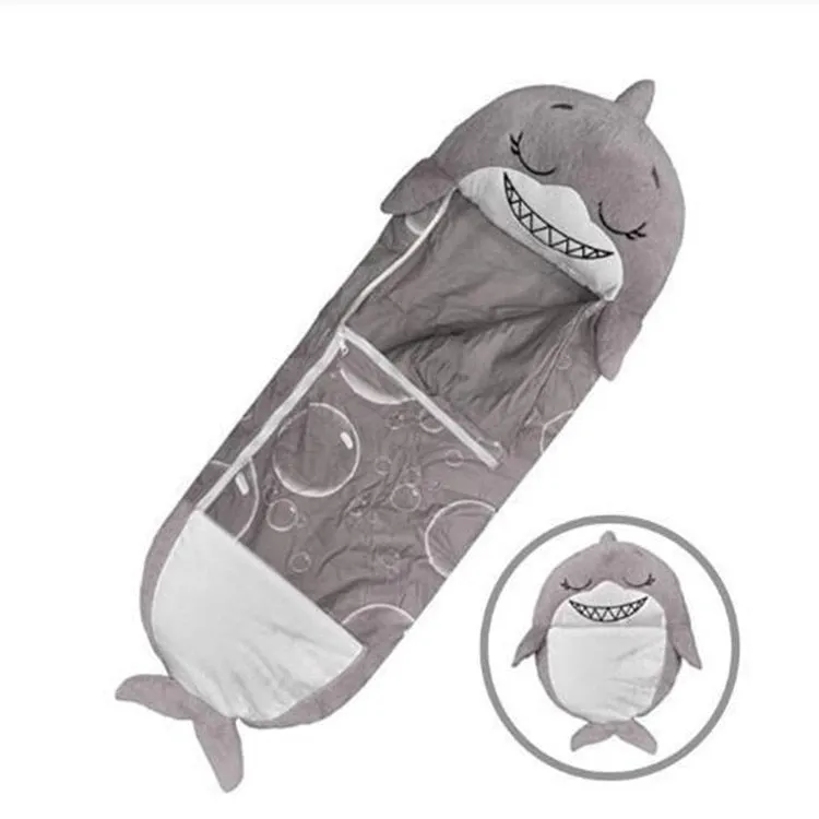Children Cartoon Blanket Birthday Gifts Thick 1PC Bedspread On The Bed Baby Sleeping Bag Warm Soft Lazy Play Pillow One-Piece