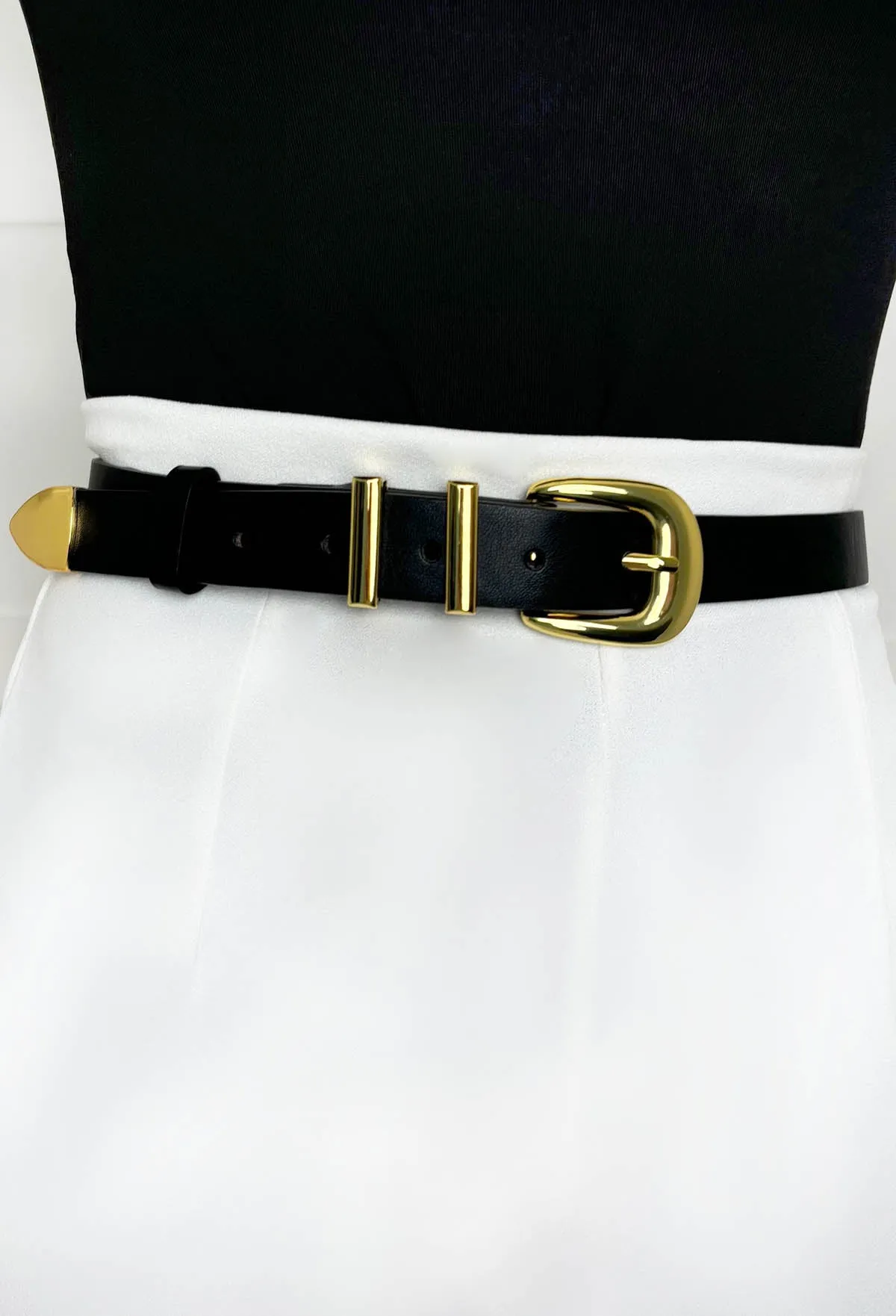 Couture Babe Black Buckle Belt