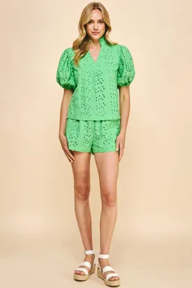 Demi Eyelet Blouse