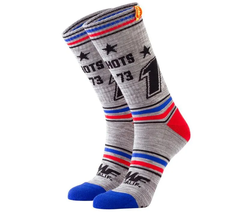 FMF Casual Socks Holeshots Gunmetal Heather