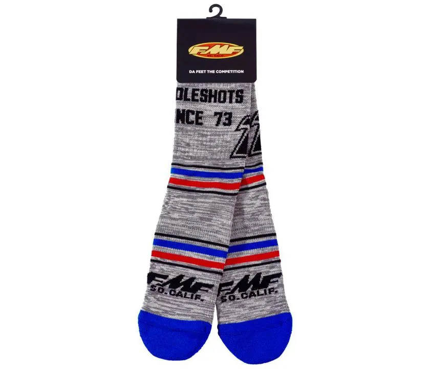 FMF Casual Socks Holeshots Gunmetal Heather