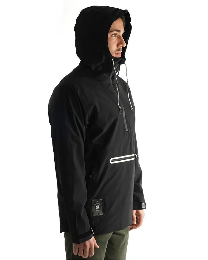 Follow Layer 3.11 Outer Spray Anorak - Black - 2023