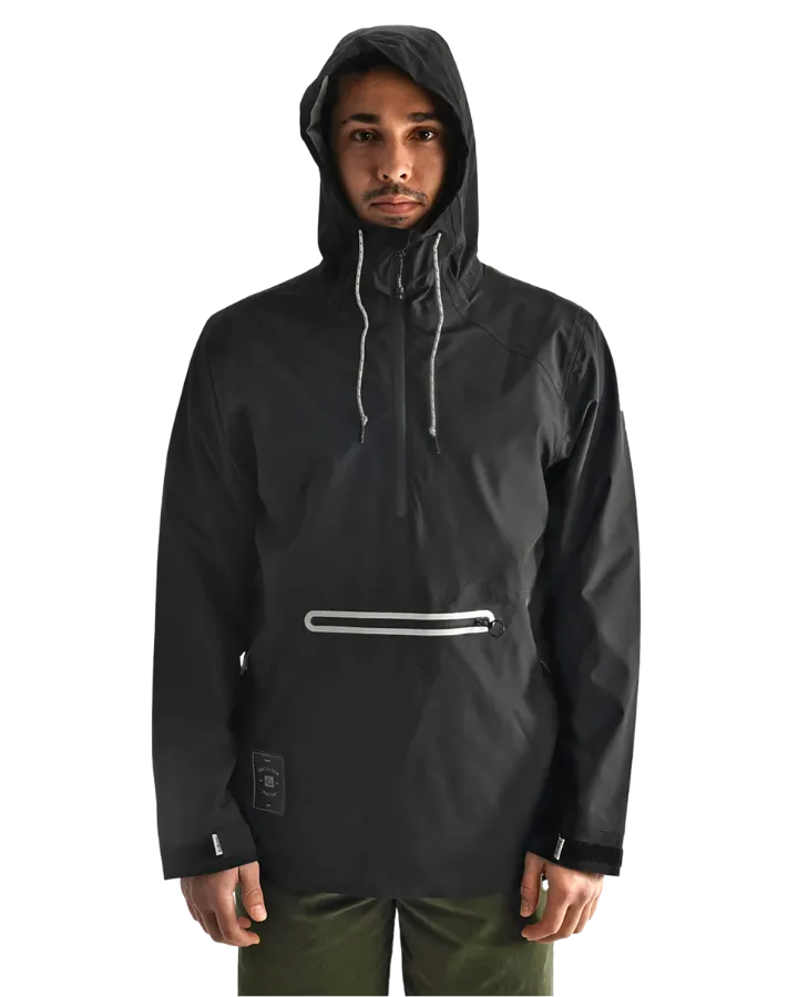 Follow Layer 3.11 Outer Spray Anorak - Black - 2023