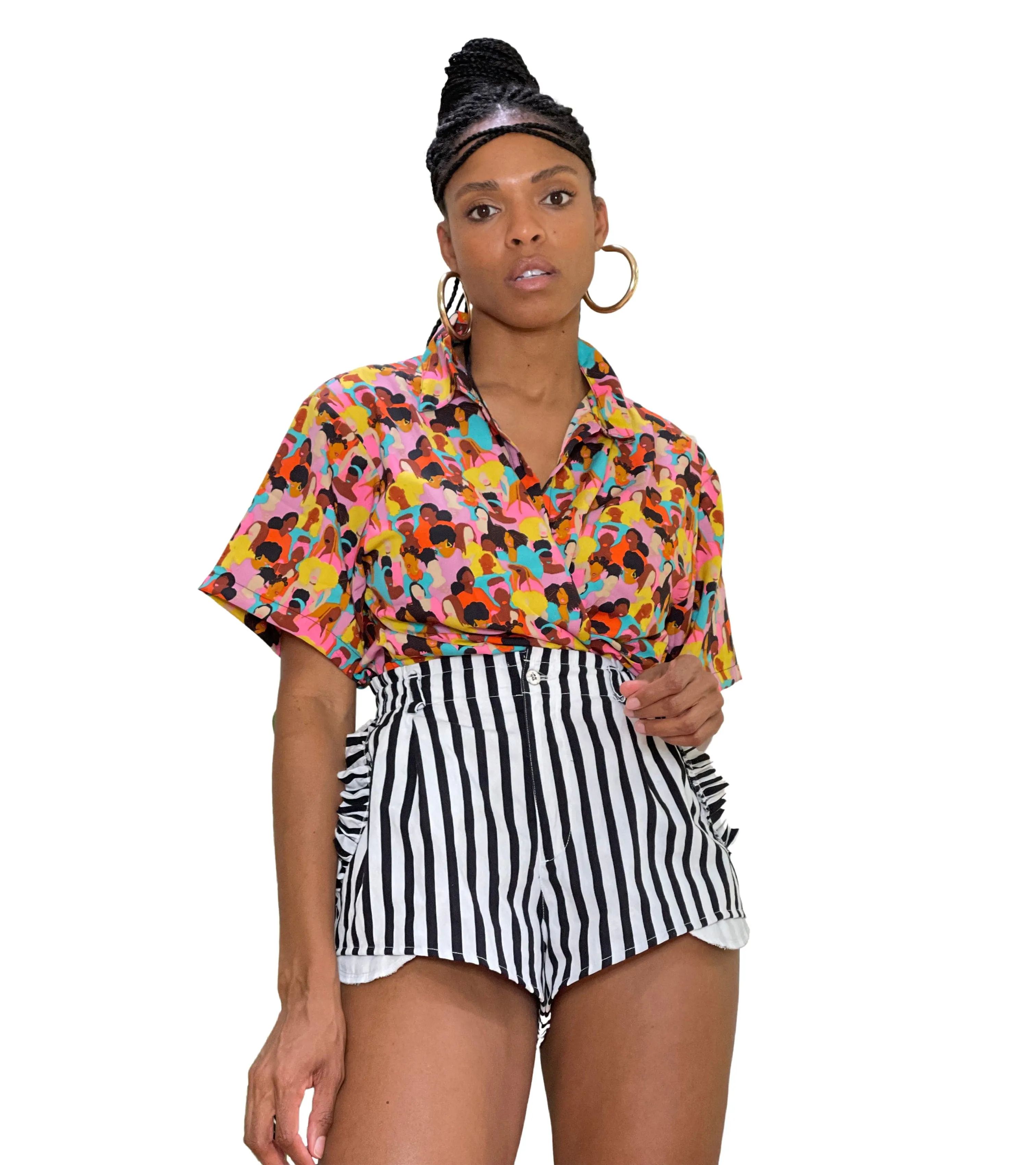 I Got All My Sisters With Me All Over Print Blouse