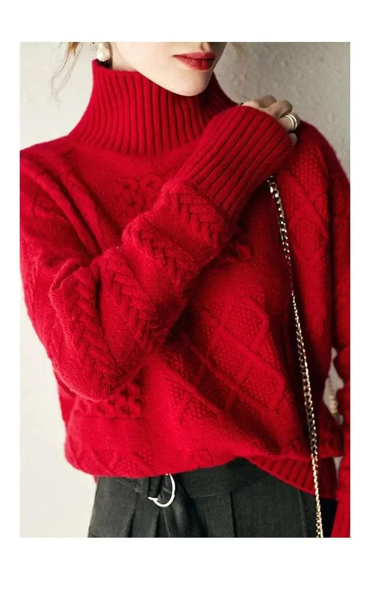 Jiugongge Knitted Bottoming Sweater Sweater Coat