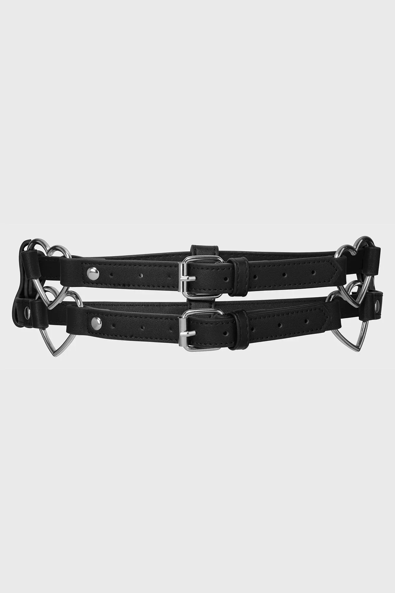 Killstar Irene Heart Statement Belt in Black