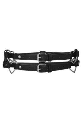 Killstar Irene Heart Statement Belt in Black