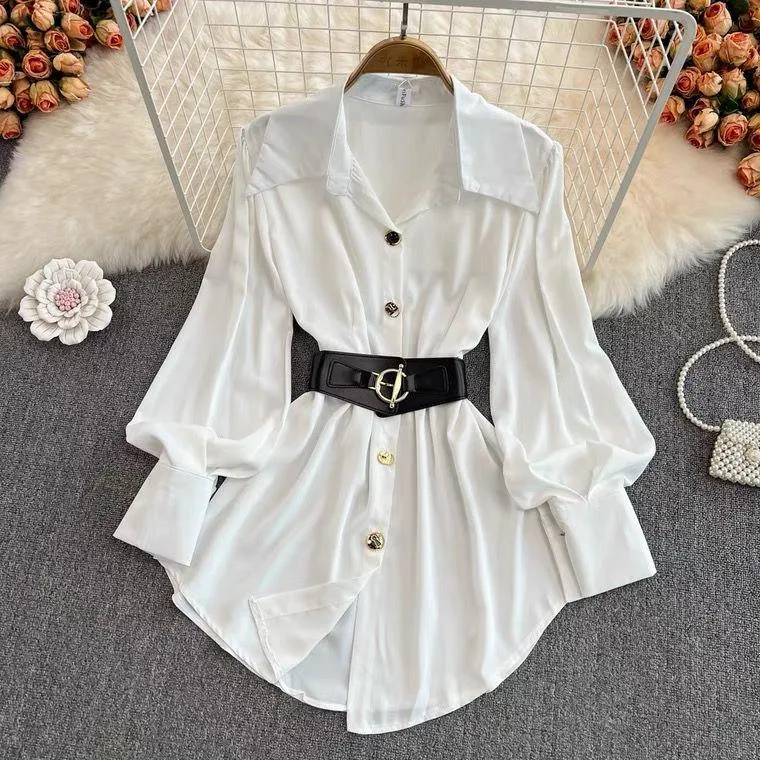 Locaste Statement Shirt With Belt
