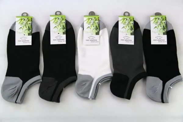 Lucidity Summer Socks Men Fashion Bamboo Shallow Mouth Men Socks Casual All-Match Man Socks High Quality 5pairs/lot