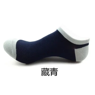 Lucidity Summer Socks Men Fashion Bamboo Shallow Mouth Men Socks Casual All-Match Man Socks High Quality 5pairs/lot