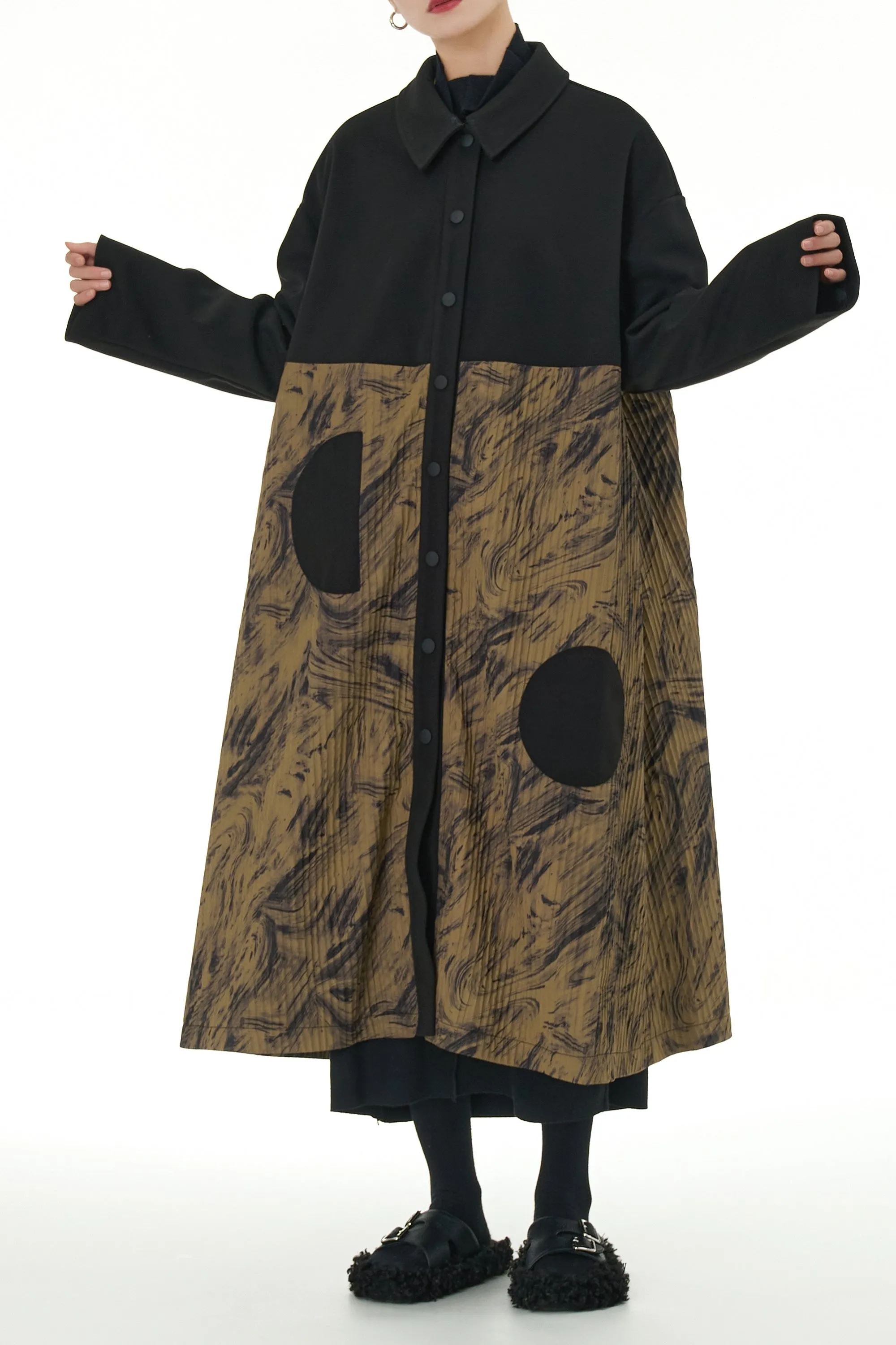 Mocha Ash Trench Coat