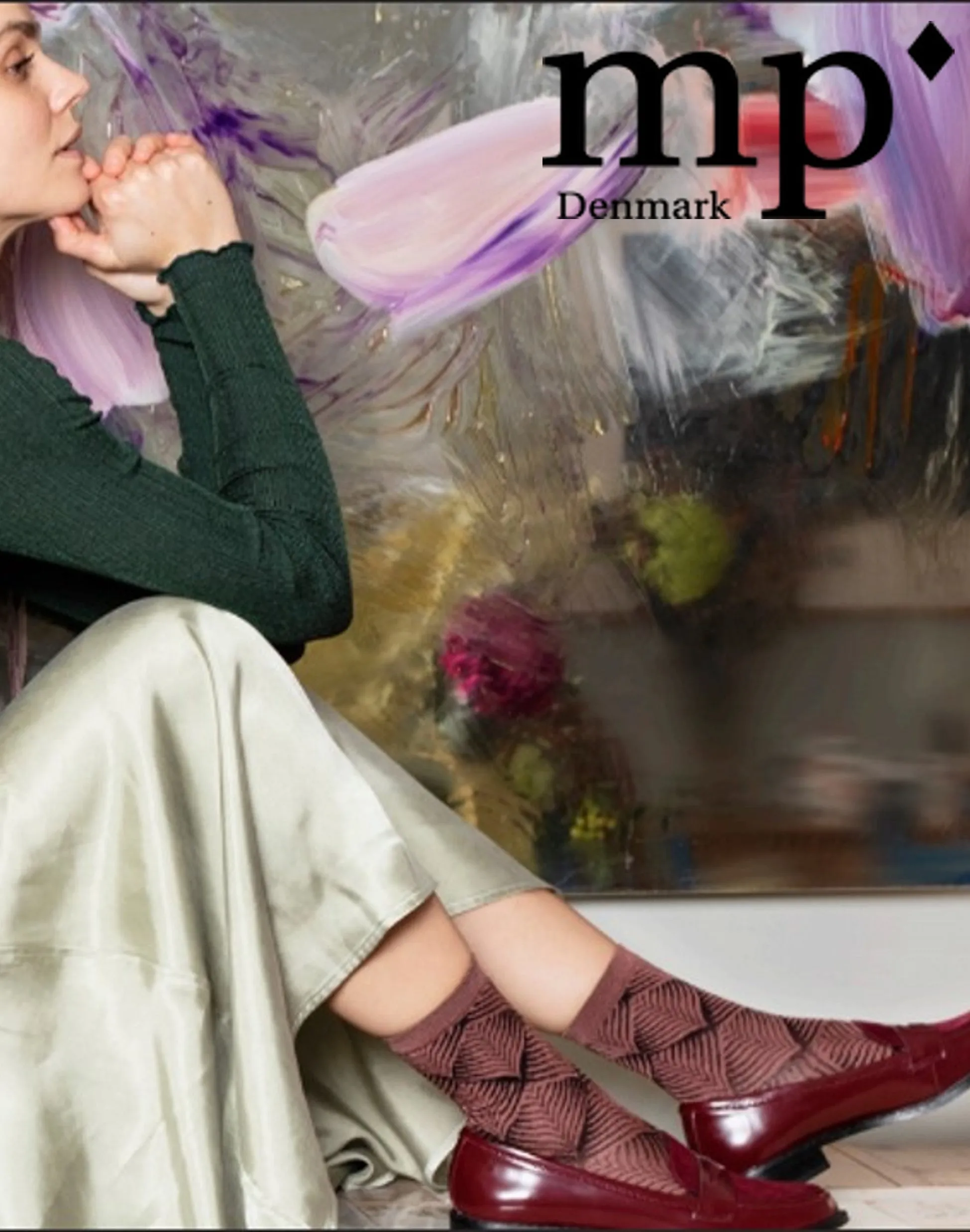 MP Denmark Leaf Ankle Socks 79623