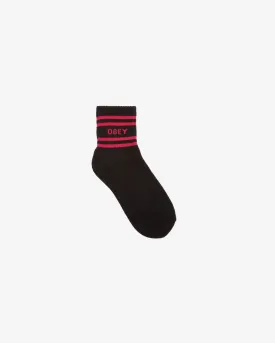 Obey COOP SOCKS - BLACK RASPBERRY SORBET