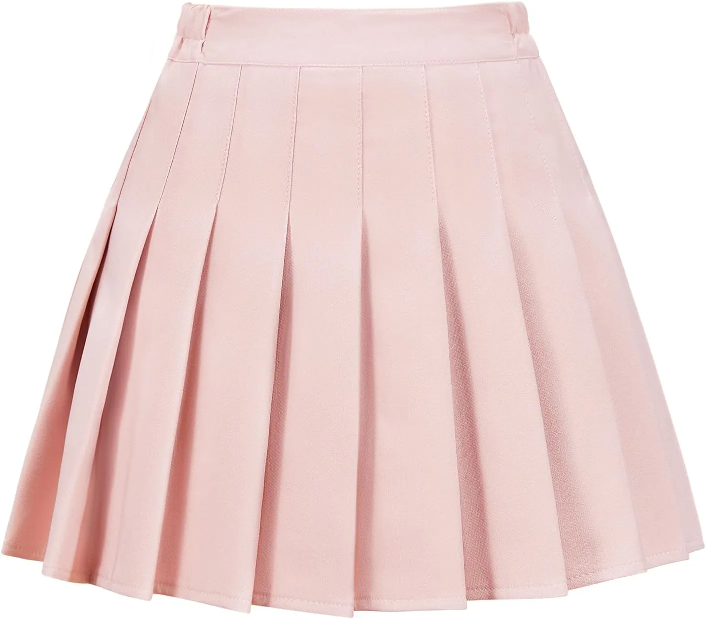Patgoal Girls Pleated Skirt Tennis Athletic School Uniform Skirt Kids Teen Skorts with Shorts A-Line Skater 6-14 Years