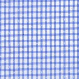 Sky Blue and White End on End Check with a Micro Diamond Pattern Classic Custom Shirt 100c 50*50 Sas721a