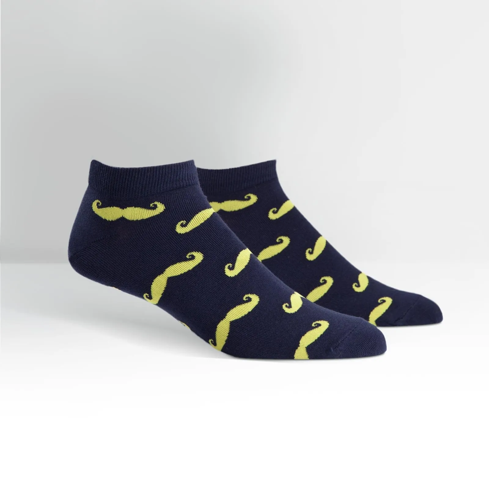 Sock It To Me Men's Ankle Socks - Moustache
