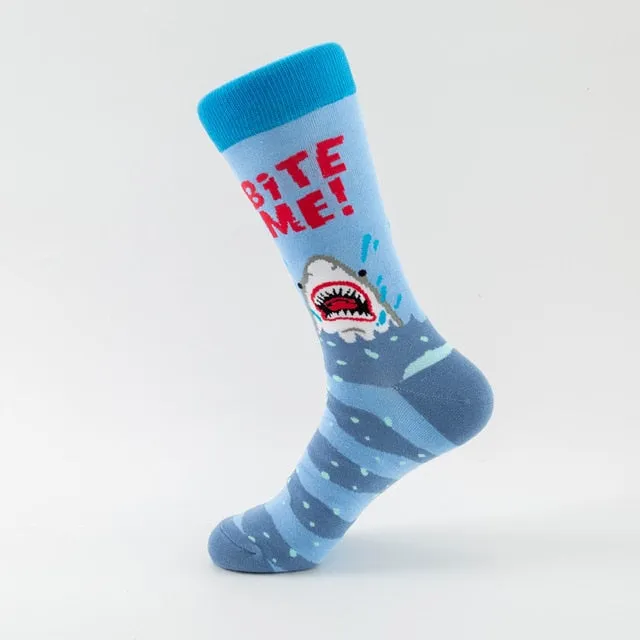 Socks Unisex: Happy Sharks & Others