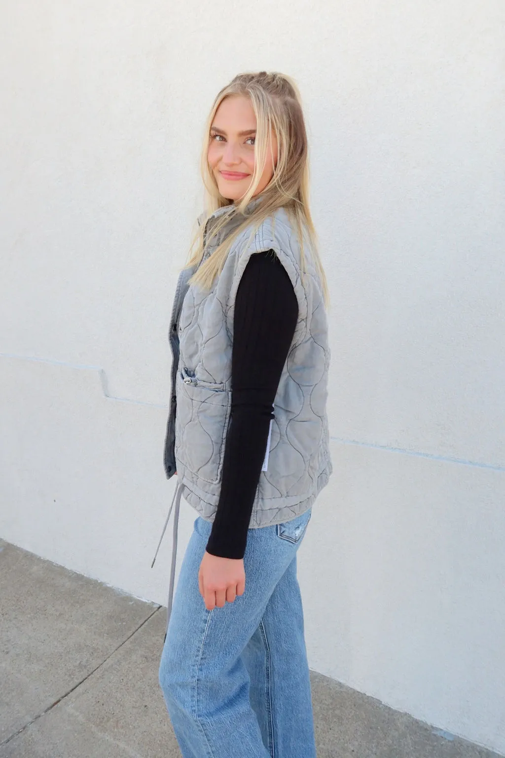 Tribal Brand Elephant Quilted Vest