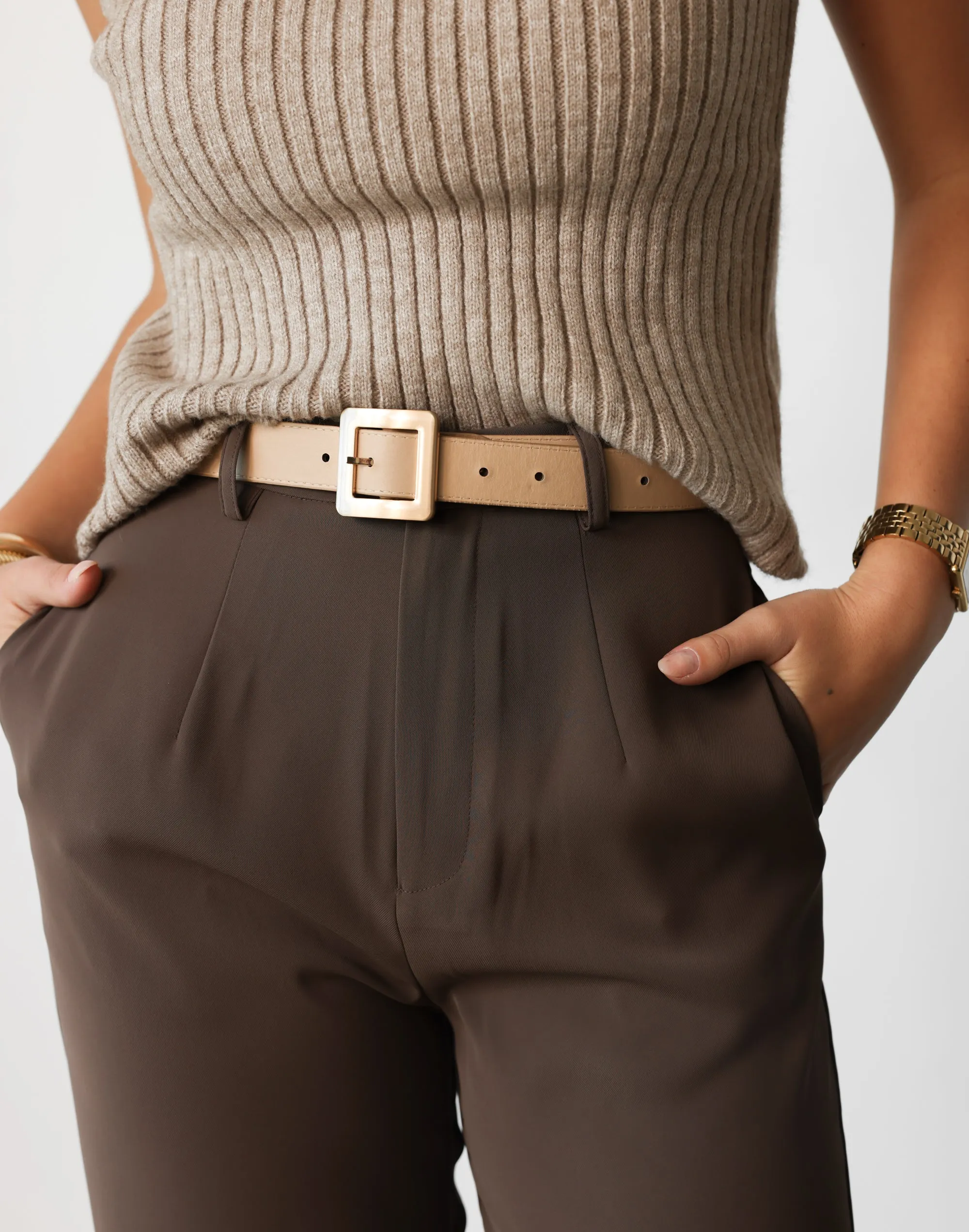 Wilson Belt (Beige)